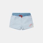 Șort de baie cu protecție UV 50+ - Sea Life Ocean Blue – Little Dutch