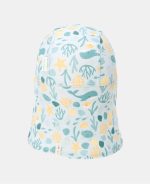 Pălărie de soare cu protecție UV 50+ - Seashells Multi Colours - Little Dutch - imagine 3