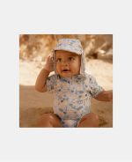 Pălărie de soare cu protecție UV 50+ - Seashells Multi Colours - Little Dutch - imagine 6