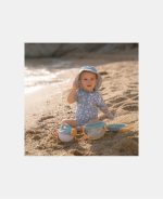 Pălărie de soare reversibilă cu protecție UV 50+ - Sea Life Ocean Blue - Little Dutch - imagine 7