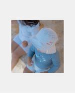 Pălărie de soare reversibilă cu protecție UV 50+ - Sea Life Ocean Blue - Little Dutch - imagine 8