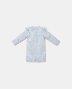 Costum de baie cu mânecă lungă cu protecție UV 50+ - Sunny Flowers Blue - Little Dutch - imagine 3