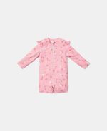 Costum de baie cu mânecă lungă cu protecție UV 50+ - Ocean Treasures Multi - Little Dutch - imagine 2