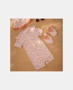 Costum de baie cu mânecă scurtă cu protecție UV 50+ - Sunny Flowers Multi-colours - Little Dutch - imagine 11