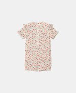 Costum de baie cu mânecă scurtă cu protecție UV 50+ - Sunny Flowers Multi-colours - Little Dutch