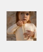 Costum de baie cu mânecă lungă cu protecție UV 50+ - Ocean Treasures Yellow - Little Dutch - imagine 10