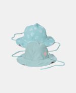 Pălărie de soare cu protecție UV 50+ - Ocean Treasures Green - Little Dutch - imagine 4