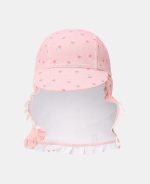 Pălărie de soare cu protecție UV 50+ - Sunny Flowers Blush - Little Dutch - imagine 2