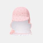 Pălărie de soare cu protecție UV 50+ - Sunny Flowers Blush - Little Dutch