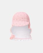 Pălărie de soare cu protecție UV 50+ - Sunny Flowers Blush - Little Dutch