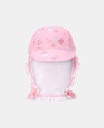 Pălărie de soare cu protecție UV 50+ - Ocean Treasures Multi Pink - Little Dutch