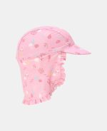 Pălărie de soare cu protecție UV 50+ - Ocean Treasures Multi Pink - Little Dutch - imagine 5