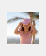 Pălărie de soare cu protecție UV 50+ - Ocean Treasures Multi Pink - Little Dutch - imagine 8