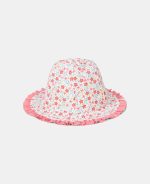 Pălărie de soare cu protecție UV 50+ - Sunny Flowers Multi - Little Dutch - imagine 2
