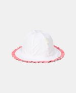 Pălărie de soare cu protecție UV 50+ - Sunny Flowers Multi - Little Dutch - imagine 3