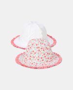 Pălărie de soare cu protecție UV 50+ - Sunny Flowers Multi - Little Dutch - imagine 4