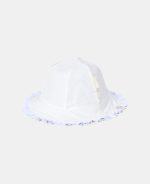Pălărie de soare cu protecție UV 50+ - Sunny Flowers Blue - Little Dutch - imagine 3