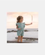 Salopetă pantalon - Ocean Treasures Surf Blue - Little Dutch - imagine 4