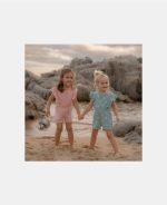 Salopetă pantalon - Ocean Treasures Surf Blue - Little Dutch - imagine 9