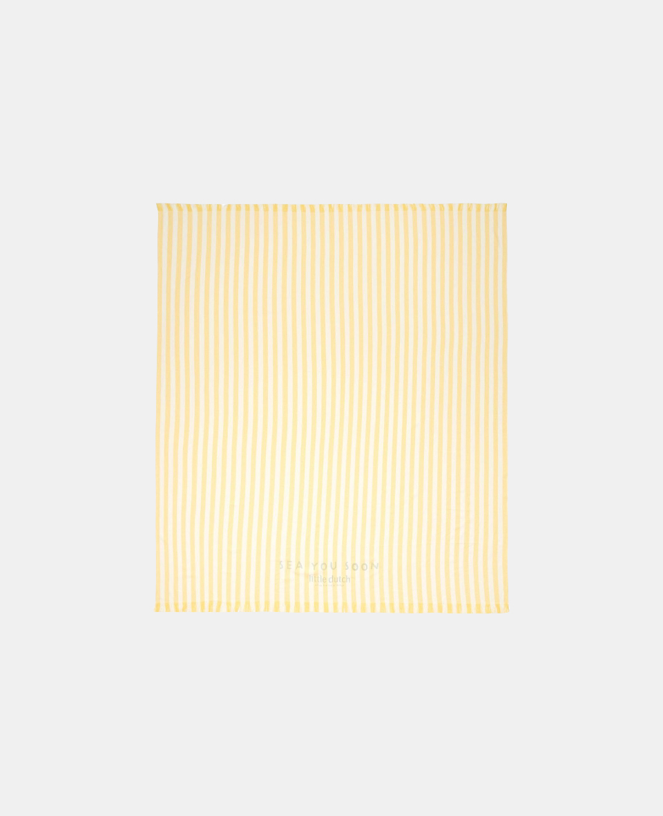 8721122575611.jpg Prosop pentru plajă - Ocean Treasures Yellow - Little Dutch One size - imagine 1