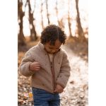 Jachetă din material Teddy - Taupe - Forest Friends - Little Dutch - imagine 12