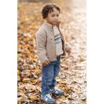 Jachetă din material Teddy - Taupe - Forest Friends - Little Dutch - imagine 6