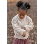 Jachetă din material teddy - Sand - Little Dutch - imagine 4