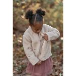 Jachetă din material teddy - Sand - Little Dutch - imagine 8