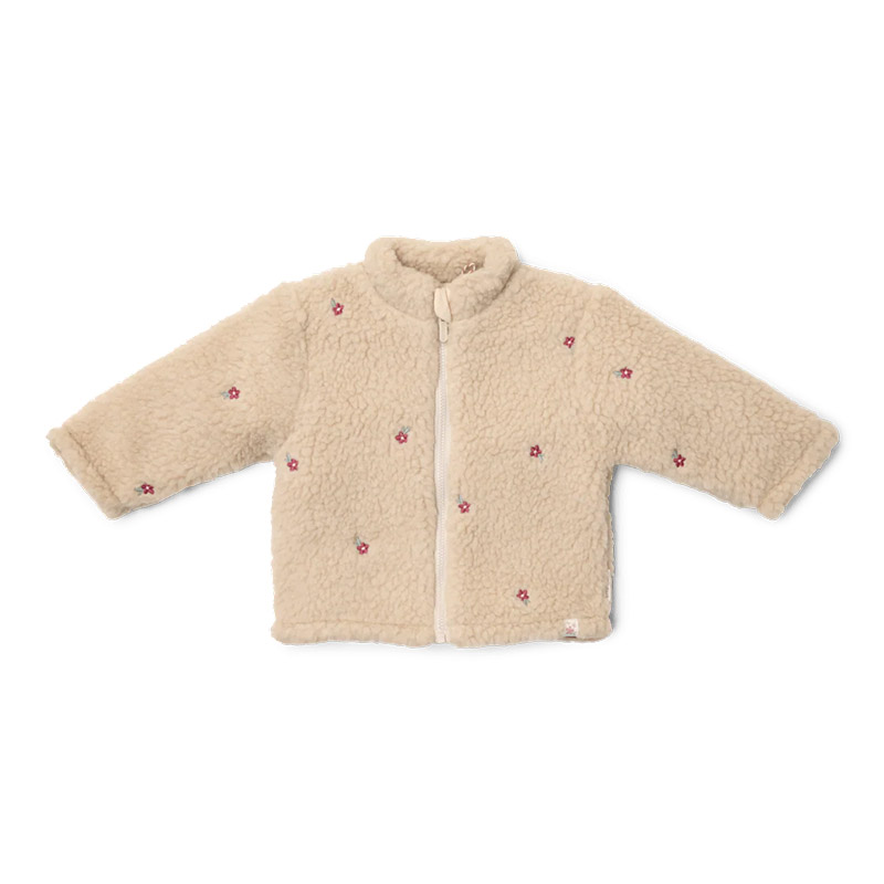 8721122581469.jpg Jachetă din material teddy - Sand - Little Dutch - imagine 1