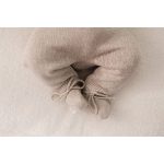 Salopetă din bumbac organic pentru bebeluși - Soft Beige Melee - Newborn Naturals - Little Dutch - imagine 8