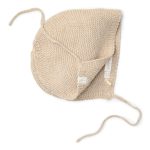 Căciuliță din bumbac organic - Soft Beige Melee - Newborn Naturals - Little Dutch - imagine 2