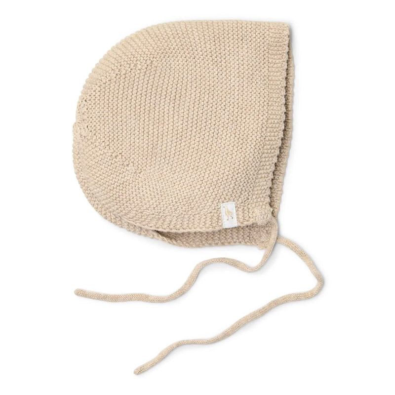8721122583357.jpg Căciuliță din bumbac organic - Soft Beige Melee - Newborn Naturals - Little Dutch - imagine 1