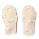 Mănuși din bumbac organic pentru bebeluși - Little Goose - Newborn Naturals - Little Dutch