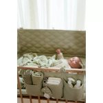 Muselină din bumbac organic - set 2 bucăți - 70x70 cm - Pure Sage - Little Dutch - imagine 3