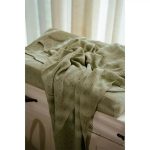 Muselină din bumbac organic - 120x120 cm - Pure Sage - Little Dutch - imagine 5