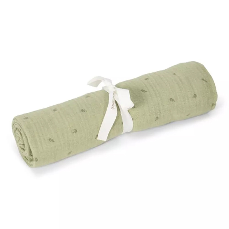 8721122584231.jpg Muselină din bumbac organic - 120x120 cm - Pure Sage - Little Dutch - imagine 1