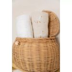Muselină din bumbac organic - set 2 bucăți - 70x70 cm - Little Goose - Little Dutch - imagine 4