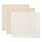 Muselină din bumbac organic - set 3 bucăți - 25x25 cm - Little Goose - Little Dutch