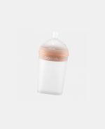 Borrn Biberon din silicon 240ml Orange - imagine 2
