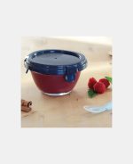Beaba Recipient ermetic din sticlă Pyrex 200ml Dark Blue - imagine 4