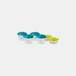 Beaba Set șase recipiente ermerice pentru hrana bebelușului 2x60ml 4x120ml