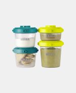 Beaba Set șase recipiente ermerice pentru hrana bebelușului 2x60ml 4x120ml - imagine 4