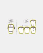 Beaba Set șase recipiente ermerice pentru hrana bebelușului 2x60ml 4x120ml - imagine 7