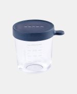Beaba Recipient ermetic din sticlă 250ml Blue - imagine 2