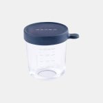 Beaba Recipient ermetic din sticlă 250ml Blue