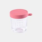 Beaba recipient ermetic din sticlă 250ml Pink