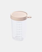 Beaba Recipient ermetic din sticlă 400ml Nude