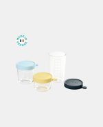 Beaba Set trei recipiente din sticlă 150ml 250ml 400ml Bleu - imagine 2