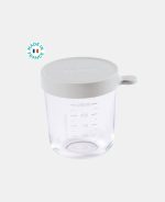 Beaba Recipient ermetic din sticlă 250ml Grey - imagine 2