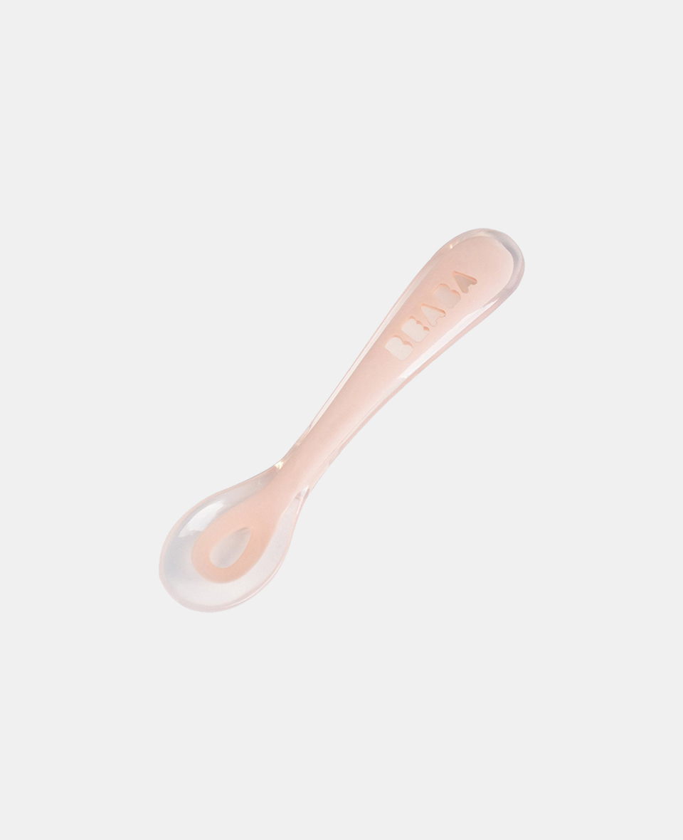 B913425.jpg Beaba Linguriță din silicon +8 luni Pink - imagine 1